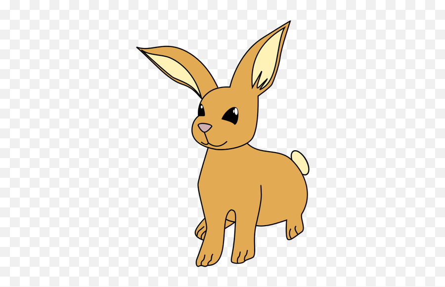 Long Ears Vector Illustration - Rabbit Clip Art Emoji,Bunny Ears Emoji
