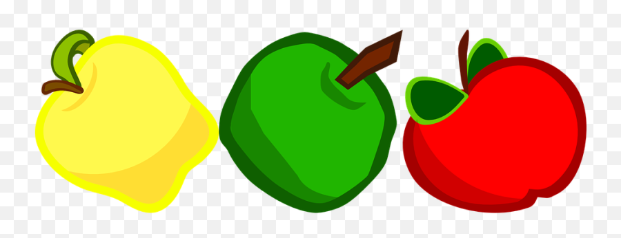 Free Red Apple Apple Vectors - Clipart Three Apples Emoji,Yummy Emoticon
