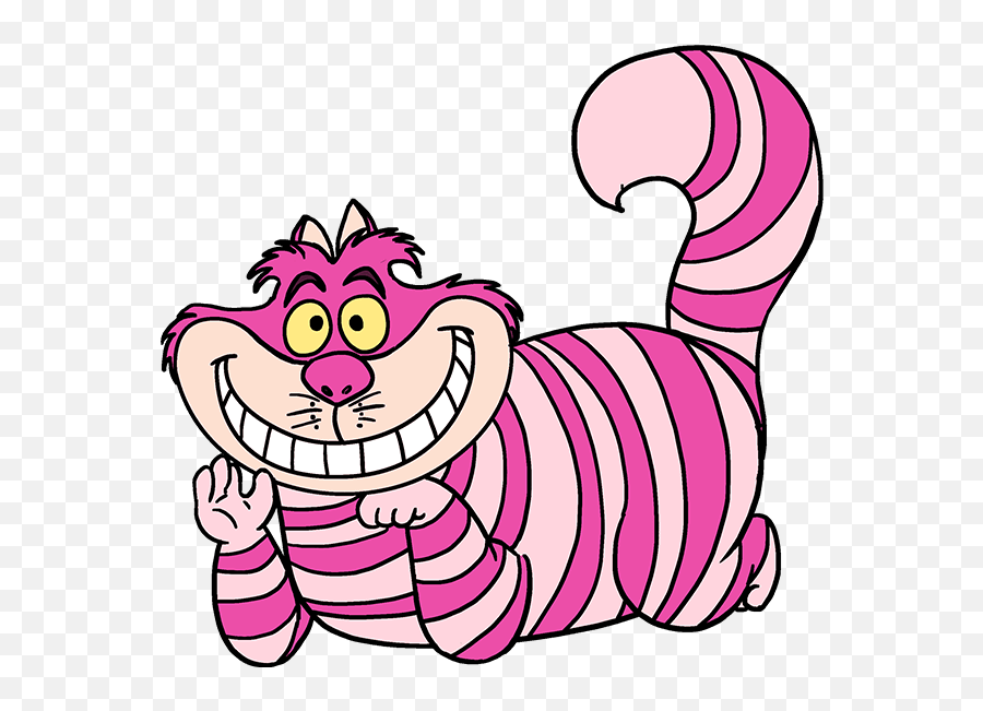 Cheshire Cat - Alice In Wonderland Cheshire Cat Drawing Emoji,Cheshire Cat Emoji
