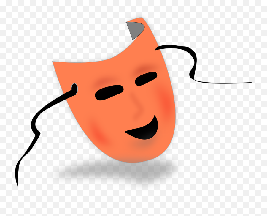 Free Carnival Mask Vectors - Halloween Mask Clip Art Emoji,Serious Emoticon