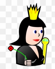 Queen Of Spades Comic Vector Image - Ratu Gambar Kartun Emoji,Ace Of Spades Emoji