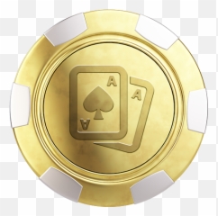 Poker Png - Gold Poker Chip Png Emoji,Poker Chip Emoji