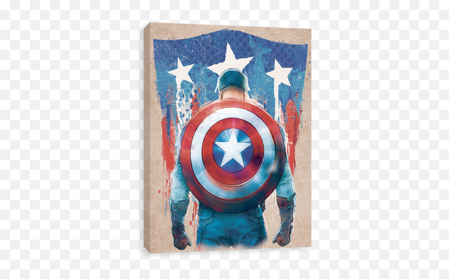 Captain America Watercolor - Huawei P20 Lite Ktit Emoji,Captain America Shield Emoji