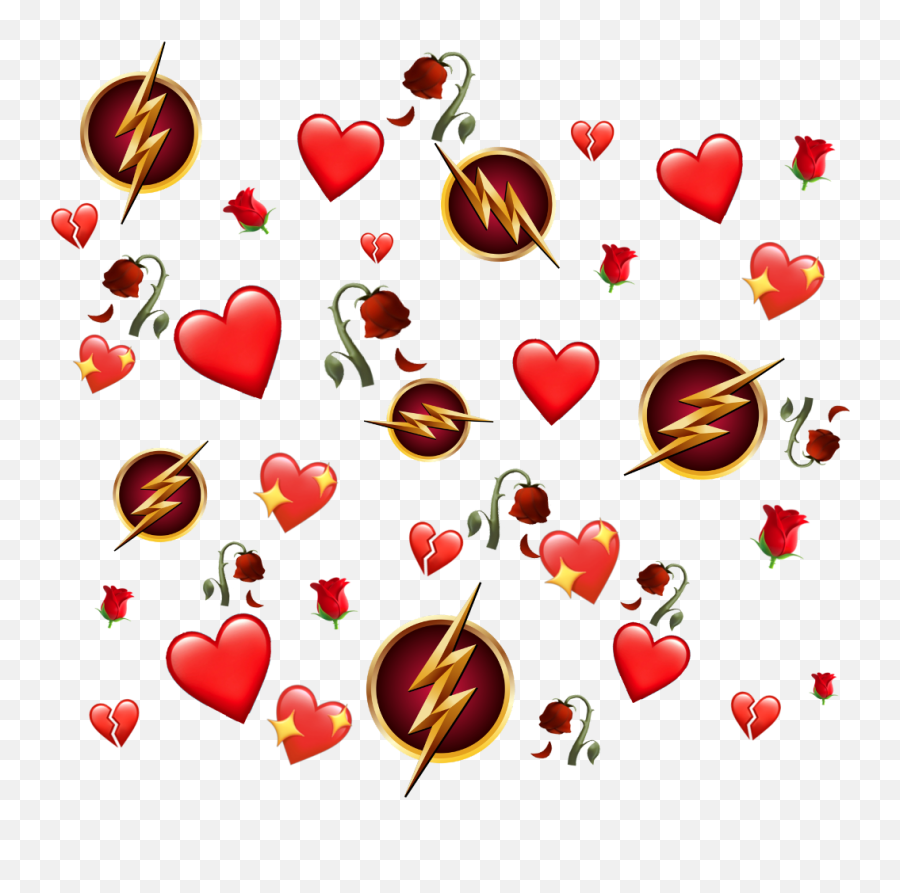 Flash Emoji Flashemoji Red Flashemojis Emojiflash Emoji - Heart,Flash Emoji