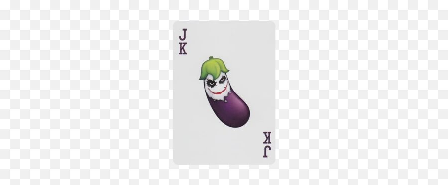 Poop Emoji Playing Cards - Eggplant,Playing Cards Emoji