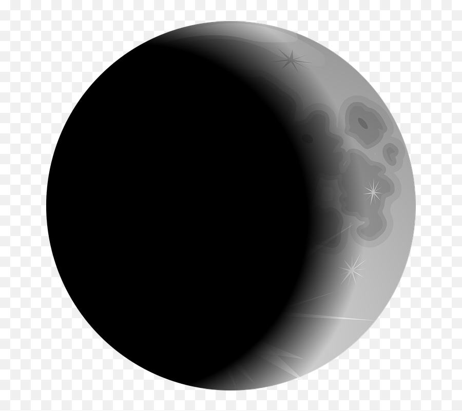 Moon Lunar Phases - Waxing Crescent Moon Clipart Emoji,Moon Phases Emoji