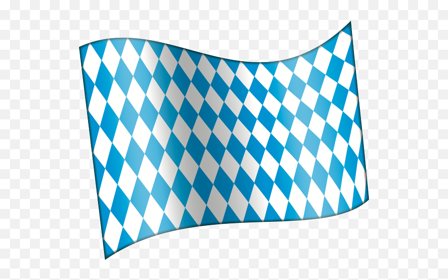Emoji - Argyle Pattern Background,Bavarian Flag Emoji