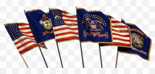 Flags Of The United States Army In The American Civil - Civil War Us Army Flag Emoji,Colombia Flag Emoji