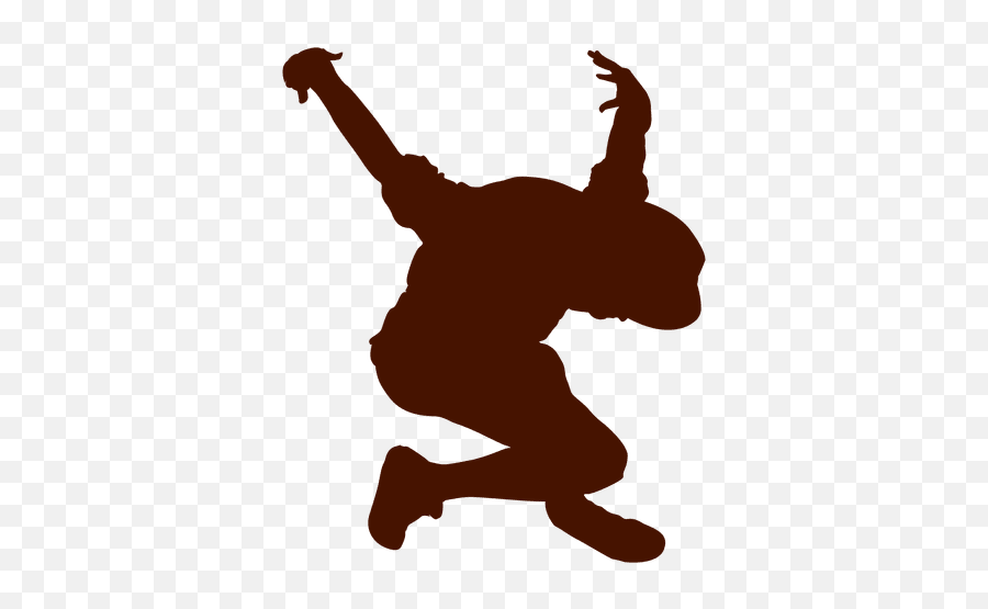 Male Dancer Break Dance Silhouette 3 - Vector Dance Logo Emoji,Dancer Emoticon