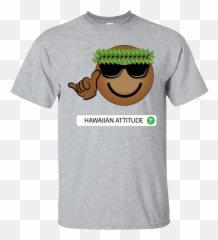Hawaiian Attitude Emoji Design - Came Here To Study Arts And Punch Nazis Design,Carrot Emoji