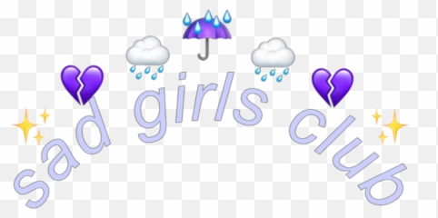 Sadgirl Sadgirlsclub Rain Cloud - Thallium Hydride Emoji