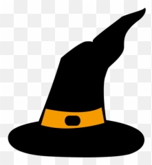 Halloween Witch Hat 6 - Transparent Background Emoji