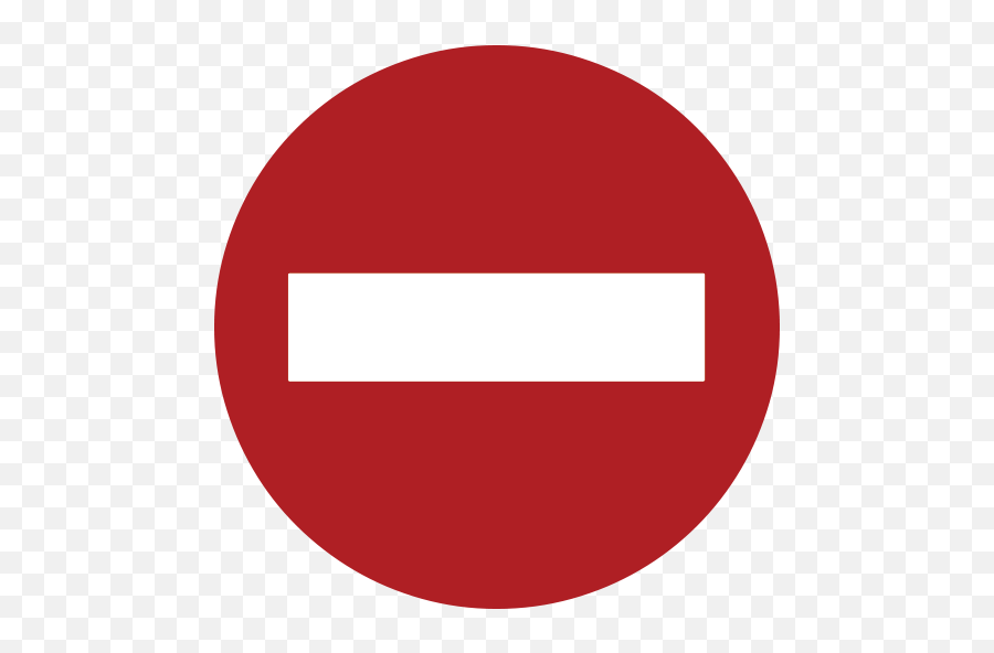 No Entry Road Sign Png Emoji,No Entry Sign Emoji