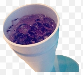 Purple Drank Cup Codeine Styrofoam - Lean Png Emoji