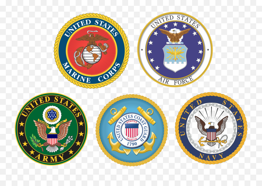 Military Clipart Military Us Military Military Us - Five Military Branches Emoji,Usa Flag And Ship Emoji