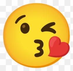 Face Blowing A Kiss Emoji - Smiley