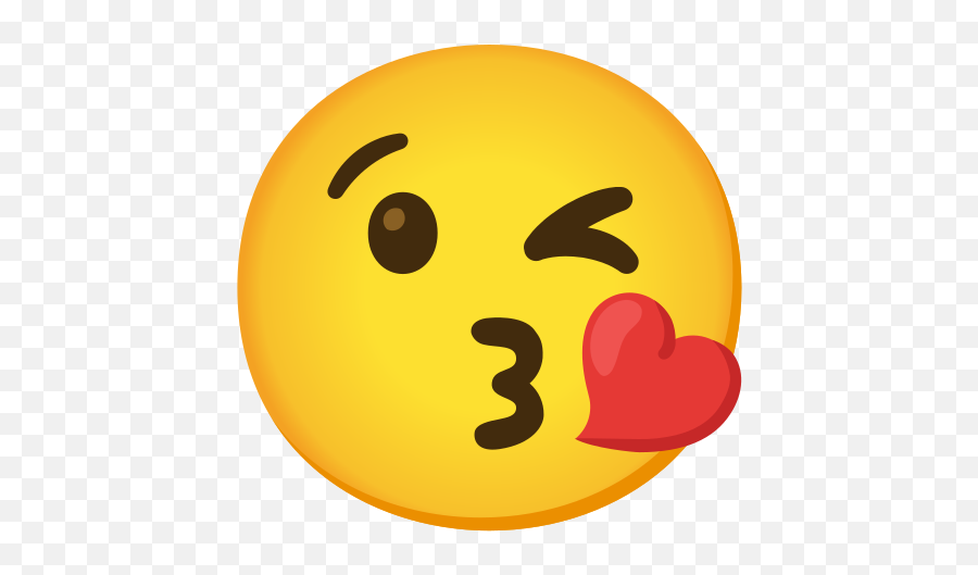 Face Blowing A Kiss Emoji - Smiley,Emoticon Kissy Face