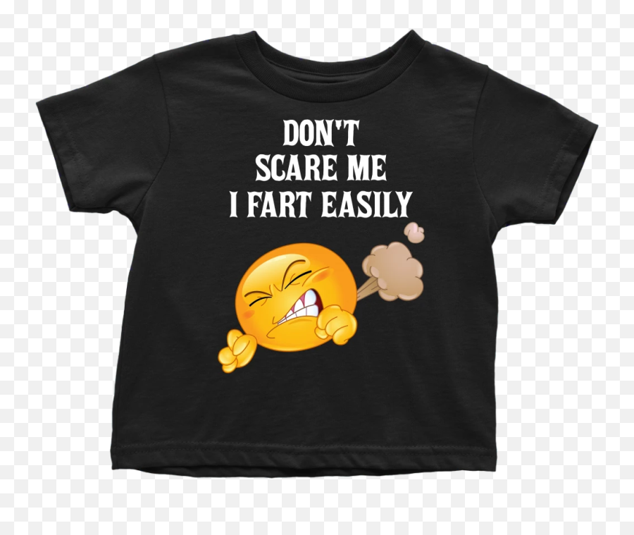 Funny Emoji Donu0027t Scare Me I Fart Easily Shirt - God Brother T Shirt,Sweatshirt Emoji