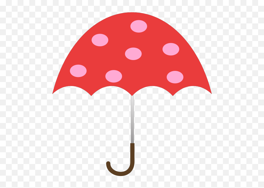 Polka Dot Umbrella Png Svg Clip Art For Web - Download Clip Polka Dots Umbrella Transparent Background Emoji,Umbrella Emoji