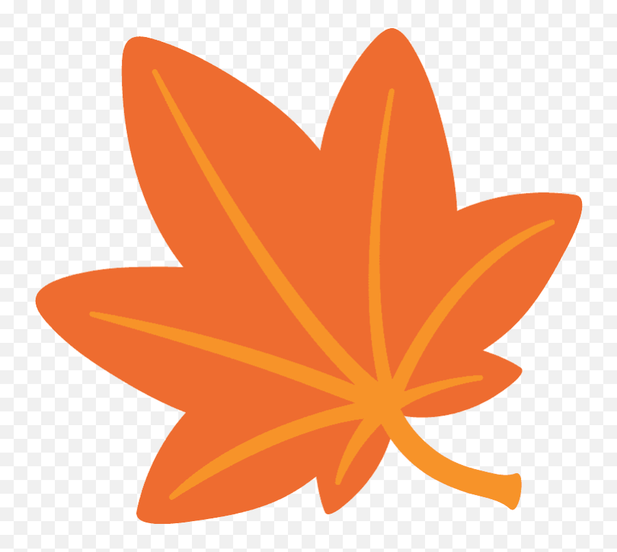 Maple Leaf Emoji Clipart - Emoji Leaf Png,Fall Emojis
