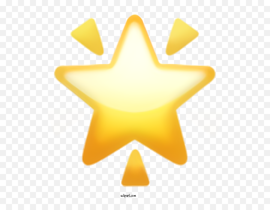 Holidays Yellow Star For Diwali - Diwali Clipart Holidays Emoji Sparkle Transparent Heart,Star Emoji Png