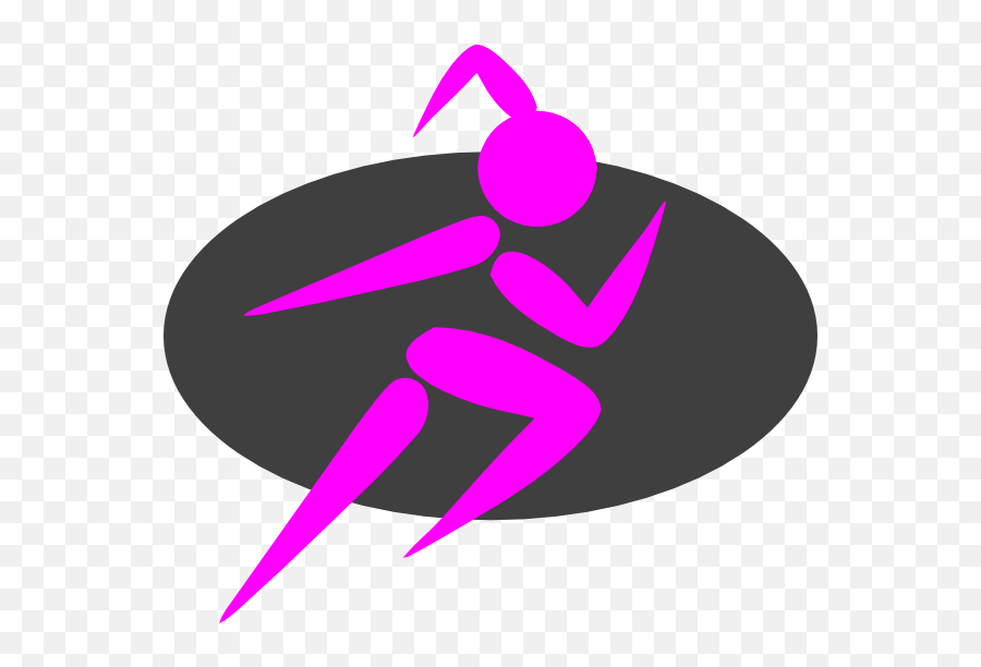 Runner Girl Clipart - Clip Art Library Cartoon Track Girls Running Emoji,Girl Running Emoji