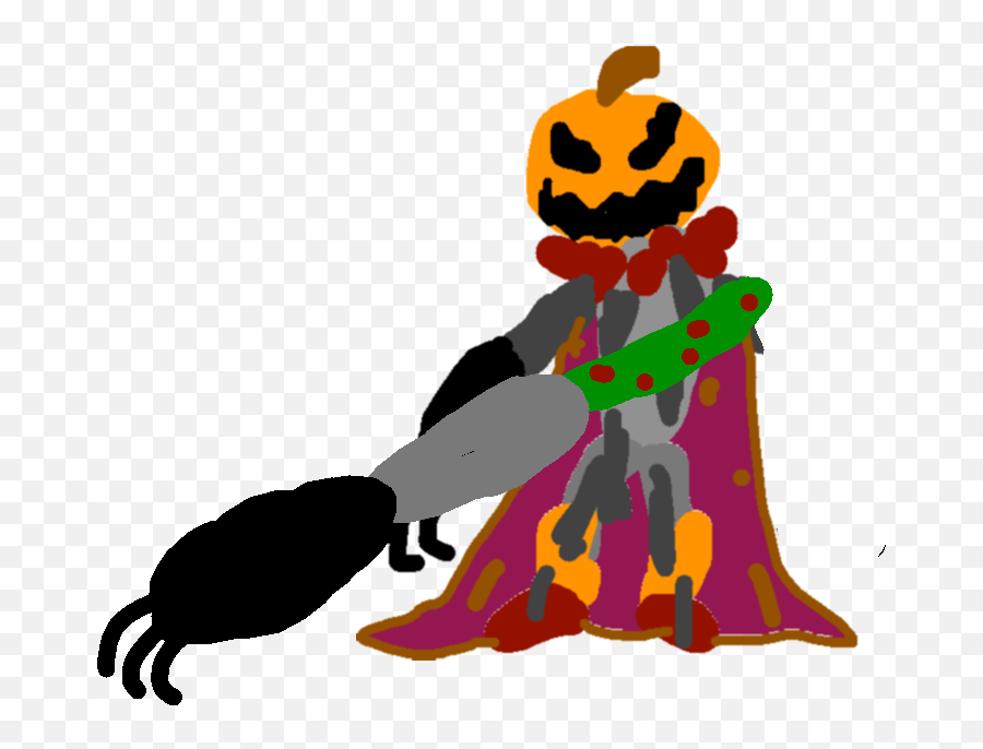 The Pumpkin King Fight - Pumpkin Emoji,Scythe Emoji