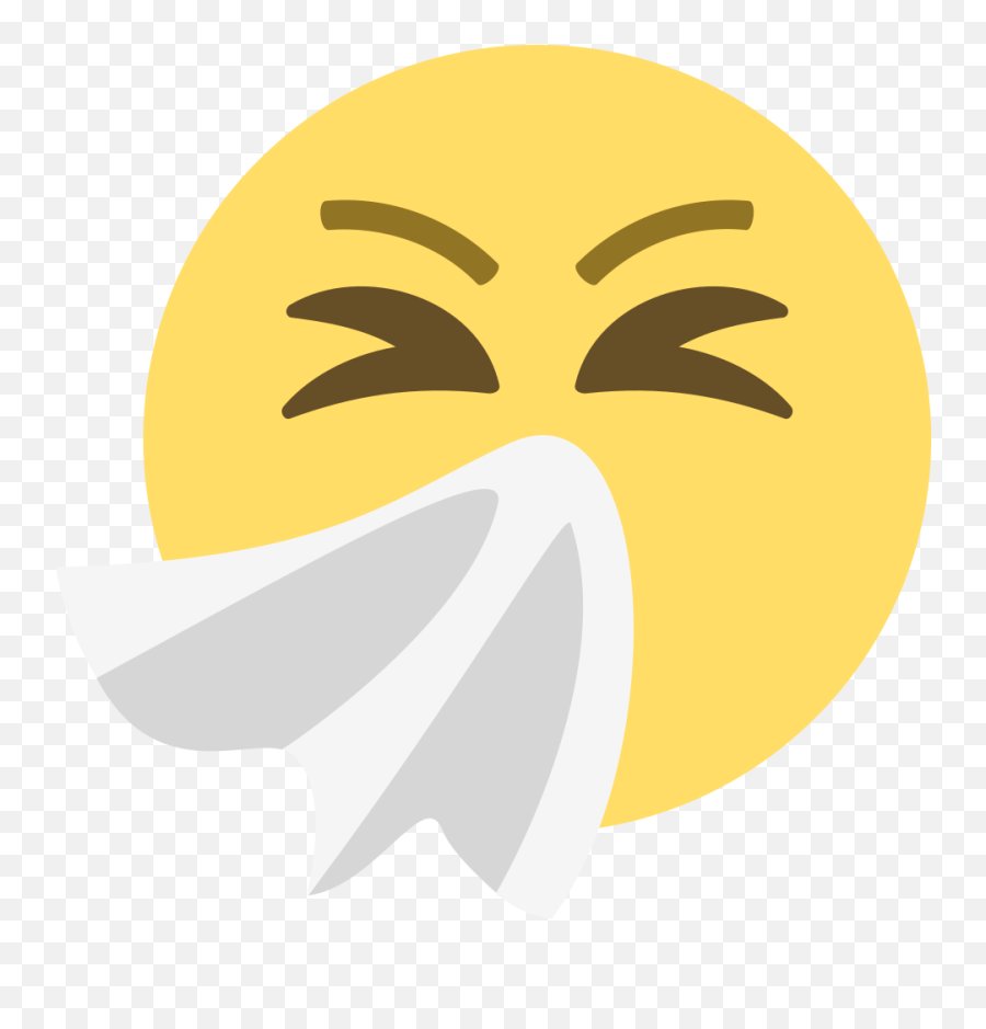 Emojione 1f927 - Cough Sticker Emoji,Emojione