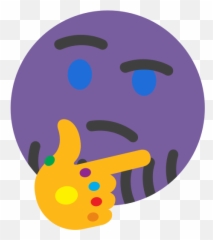 Thinking - Thanos T Shirt Roblox Emoji,Thinking Emoji