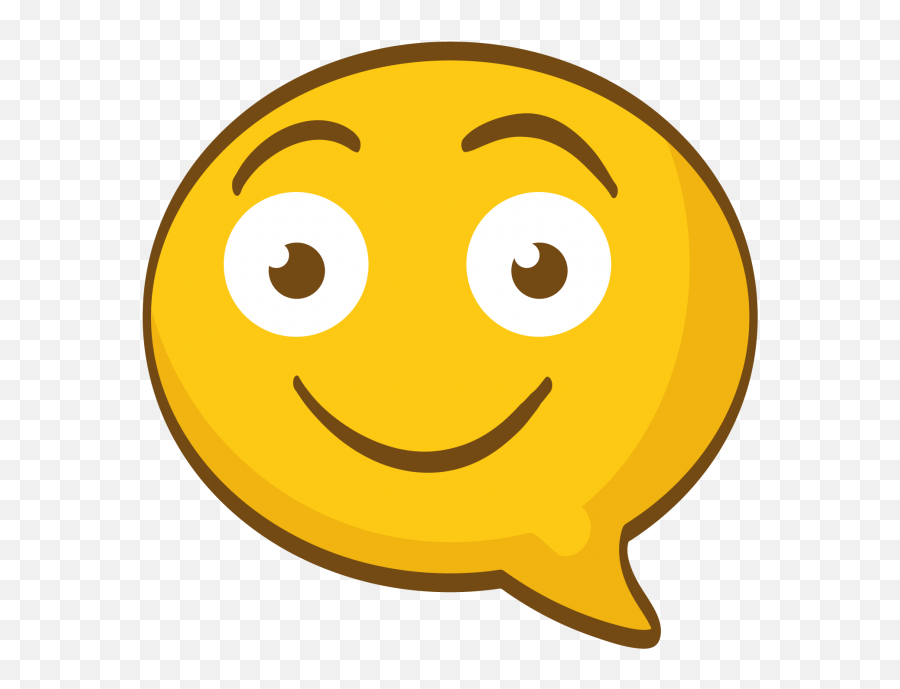 Download Speech Bubble Emoji - Emoticon,Speech Bubble Emoji