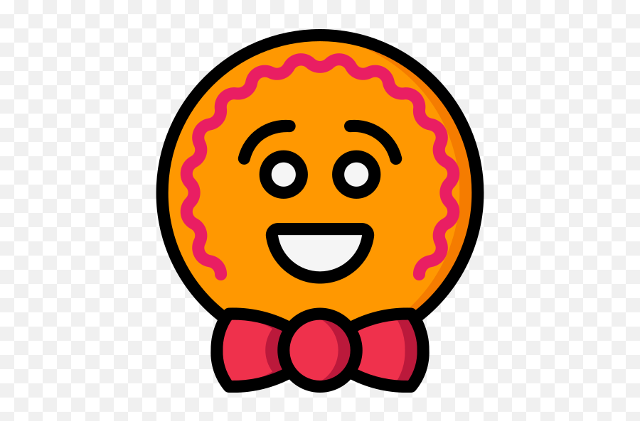 Gingerbread - Circle Emoji,Free Christmas Emoticons