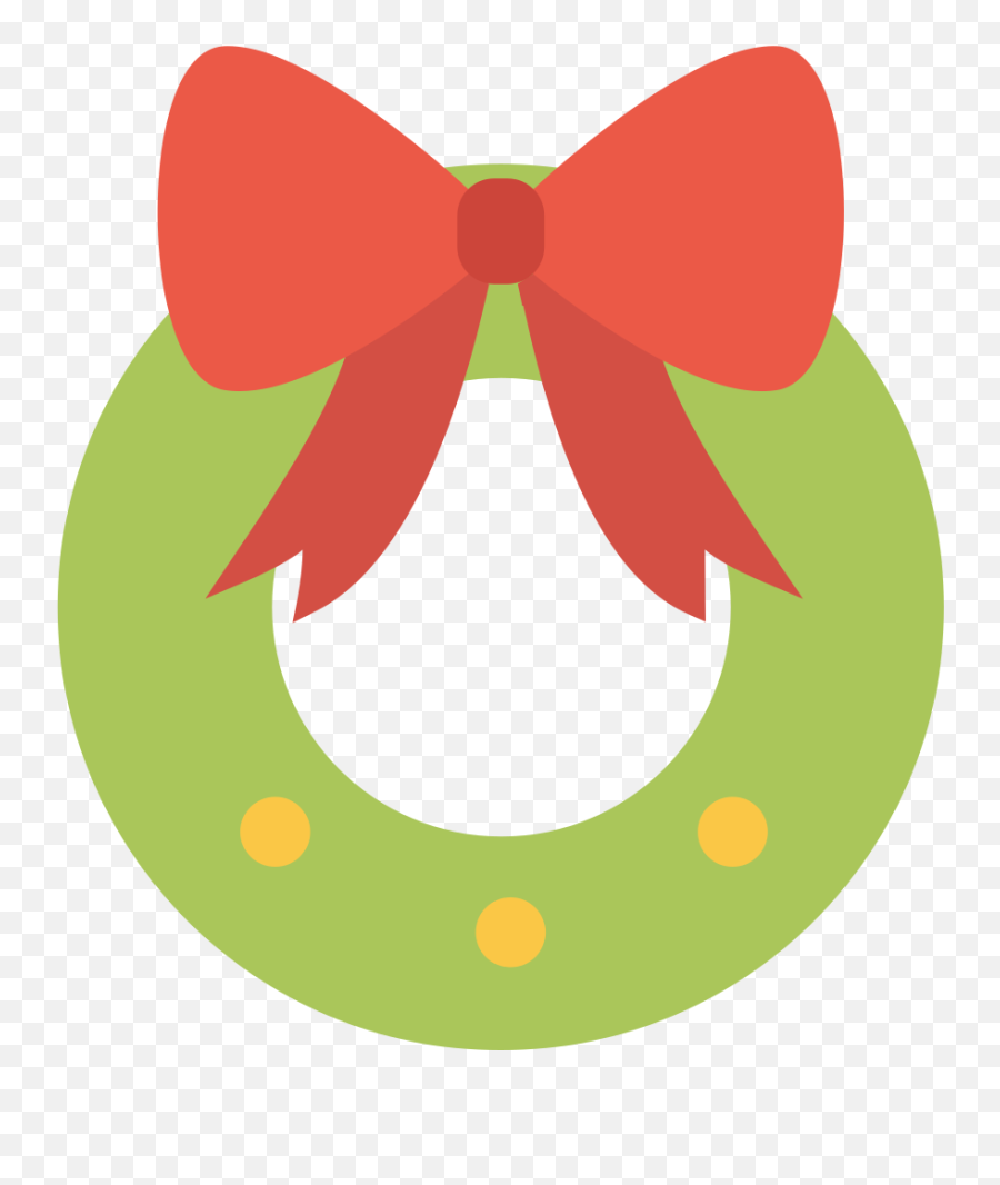 Xmas Deco Iconset - Wreath Christmas Icon Png Emoji,Christmas Wreath Emoji