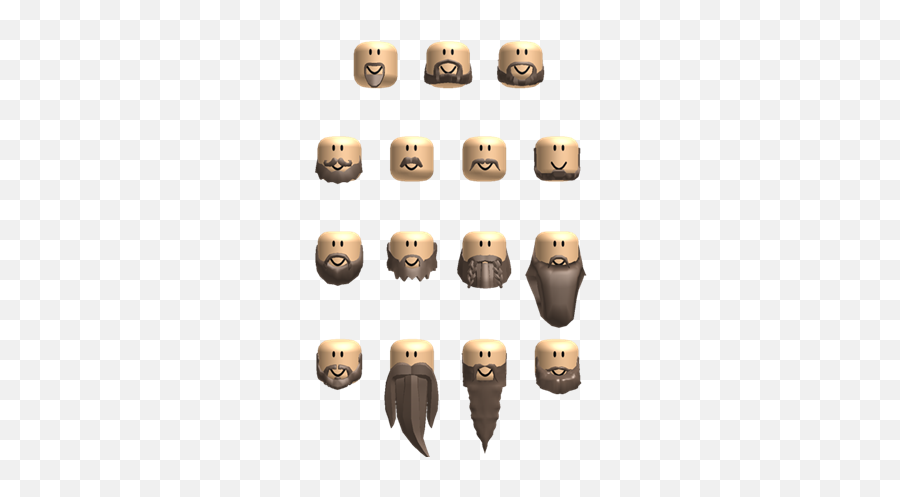 Beard Set - Smiley Emoji,Beard Emoticon