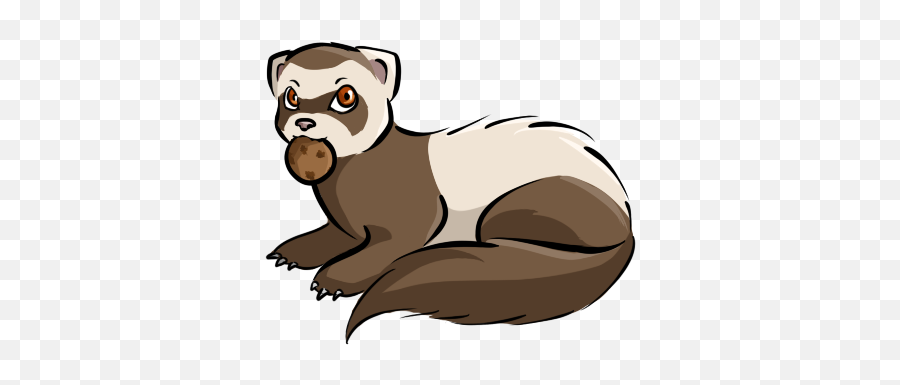 Baby Ferret Emojis For You To Download - Ferret Cartoon Png,Otter Emoji
