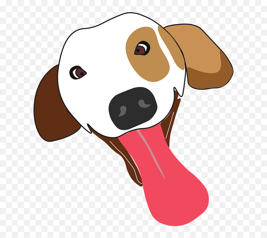 Dog Tongue Pet - Dog Tongue Clip Art Emoji,Dog Walking Emoji