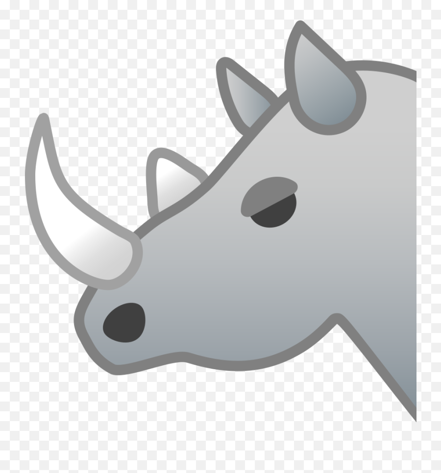 Noto Emoji Animals Nature Iconset - Rhinoceros Emoji Png,Deer Emoji