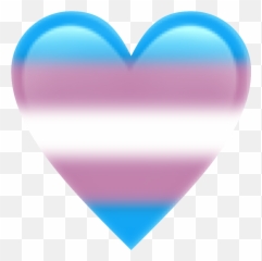 Transgender Lgbt Heart Freetoedit - Transparent Emoji
