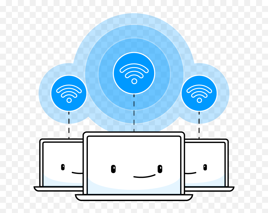 Laptop Into A Wifi Hotspot - Circle Emoji,Emojis Windows 7