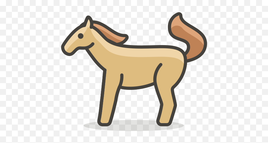Horse Free Icon Of 780 Free Vector Emoji - Icono De Un Caballo,Hand Horse Horse Emoji
