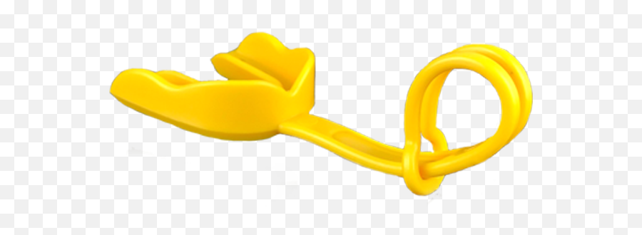 Yellow Wstrap Ei Mouth Guard - Plastic Clipart Full Size Toy Emoji,Teeth Gritting Emoji