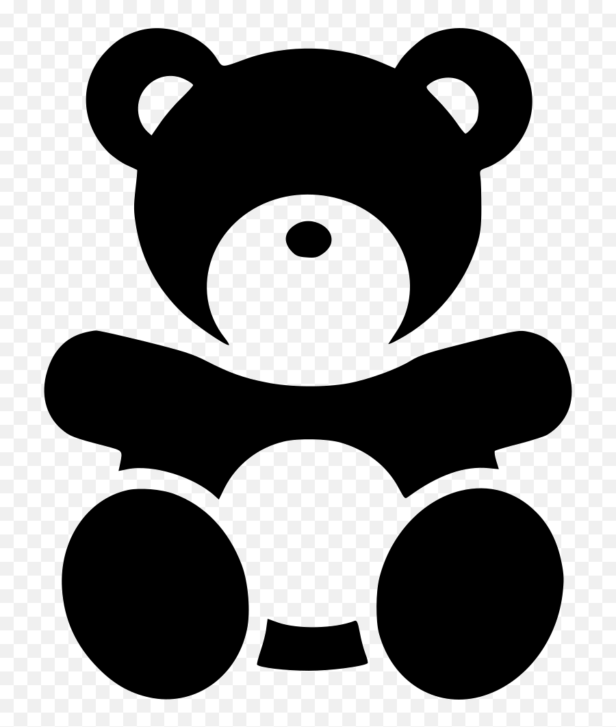 Bear Icon Transparent U0026 Png Clipart Free Download - Ywd Teddy Bear Black Png Emoji,Bear Black And White Emoji