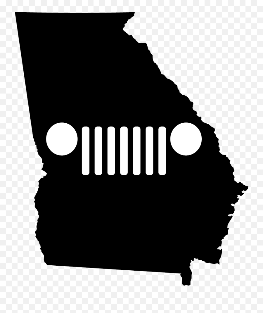 Georgia Royalty - Free Clip Art Jeep Decal Png Download Relief Map Of Georgia Emoji,Jeep Emoji