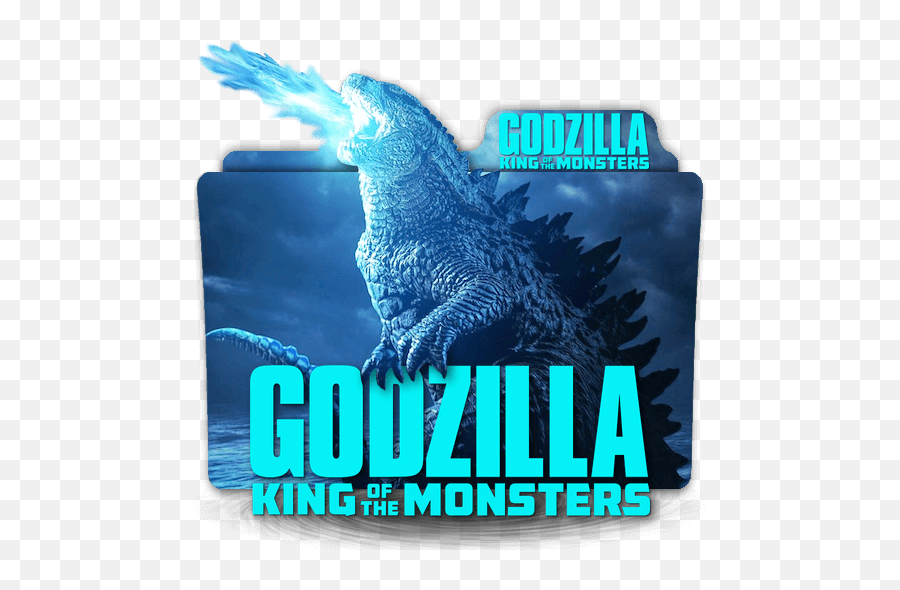 King Of The Monsters Folder Icon - Designbust Godzilla King Of The Monsters Folder Icon Emoji,Godzilla Emoji