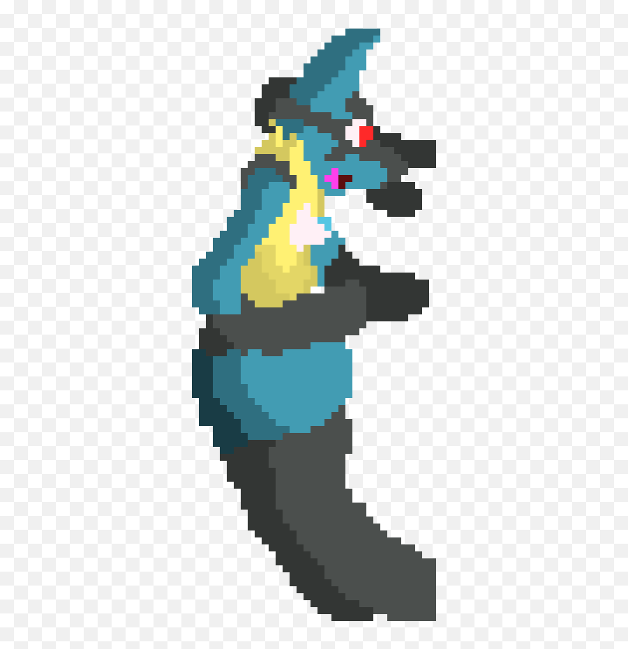 Download Mega Lucario Dead - Lucario Png Image With No Fictional Character Emoji,Mega Emoji