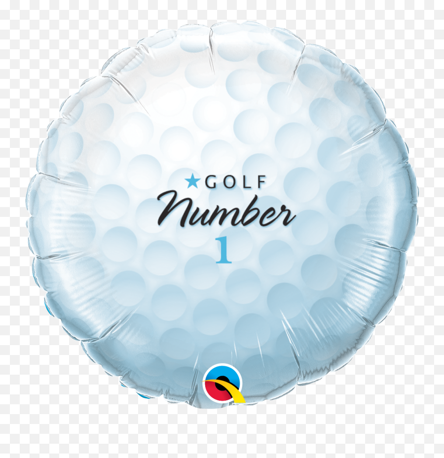 Golf Ball - Number 1 Globo Baby Shower Redondo Emoji,Golf Ball Emoji