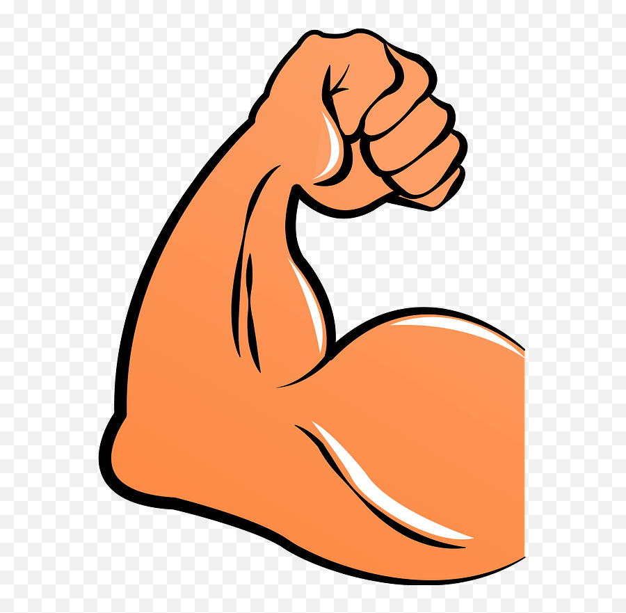 Biceps Muscle Clipart Free Download Transparent Png - Biceps Clipart Emoji,Muscle Emoji Transparent