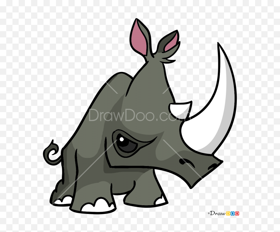 How To Draw Rhino Animal Jam - Animal Jam Coloring Pages Rhino Emoji,Rhino Emoji
