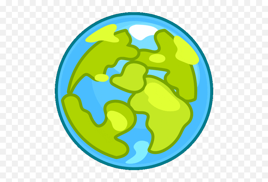 Flat Earth Stickers For Android Ios - Earth Oceans Animated Gif Transparent Emoji,Flat Earth Emoji