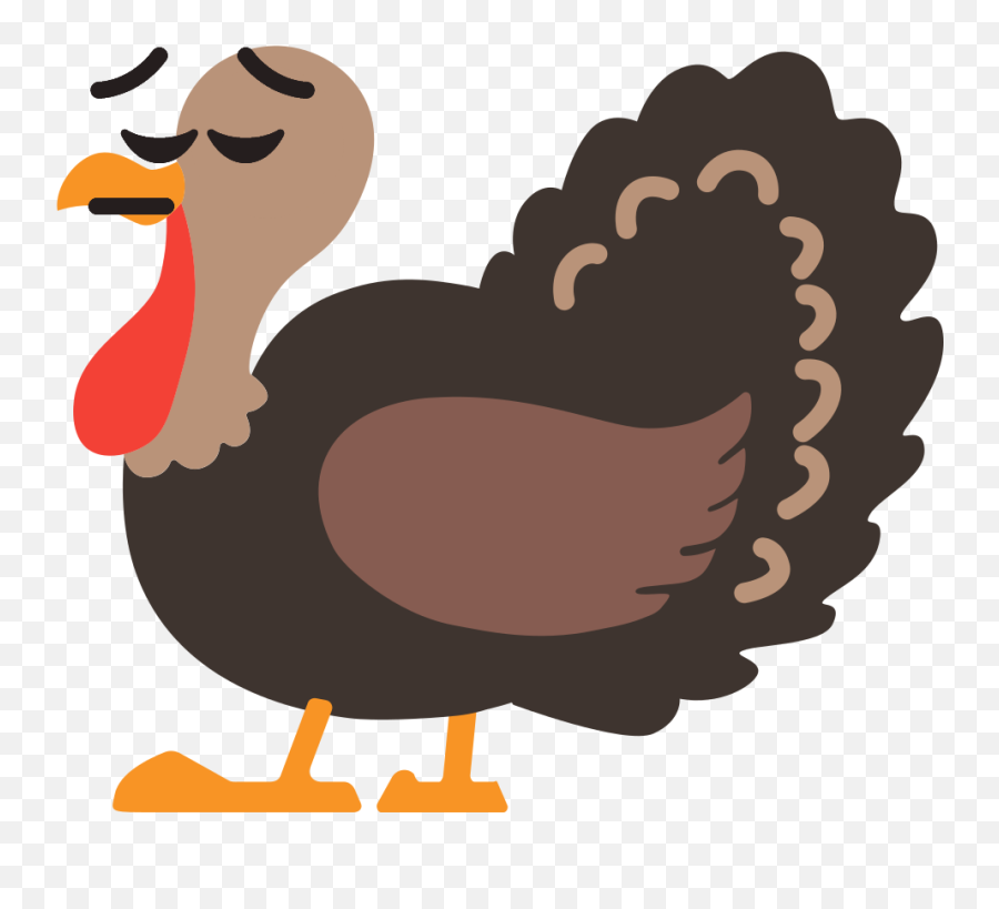 Original Style Emoji - Turkey Emoji Transparent,Distraught Emoji