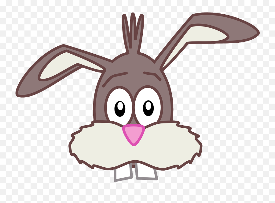 Rabbit Animal Mammal Cartoon Bunny - Rabbit Clip Art Face Emoji,Bunny Ears Emoji